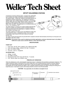 WTCPT SOLDERING STATION