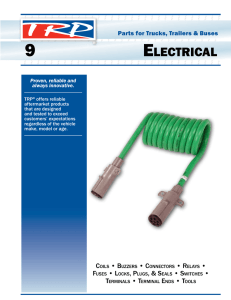 TRP PARTS CATALOG - ELECTRICAL CHAPTER