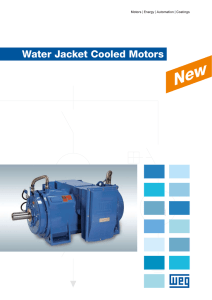 Water Jacket Cooled Motors