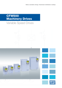 CFW500 Machinery Drives Variable Speed Drives