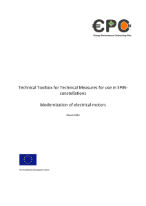 constellations Modernization of electrical motors