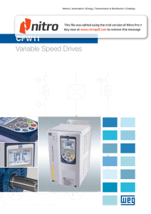 CFW11 Variable Speed Drives