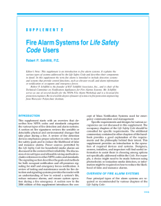 Fire Alarm Systems for Life Safety Code Users