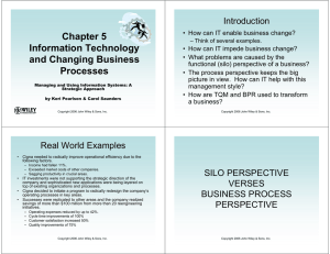 Chapter 5 Information Technology and Changing Business Processes