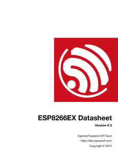 ESP8266 Datasheet