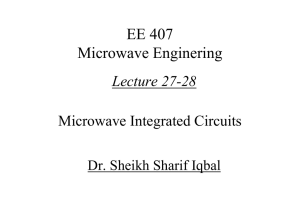 Microwave Enginering Microwave Integrated Circuits