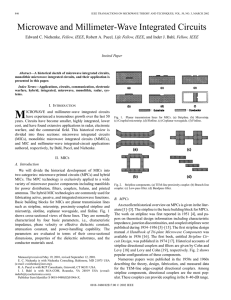 Microwave and millimeter-wave integrated circuits