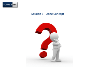 Session 3 – Zone Concept