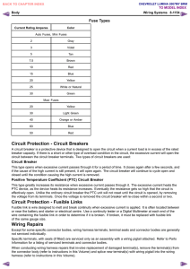 Circuit Protection - Circuit Breakers Circuit Protection