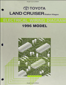 1996 Toyota Land Cruiser Electrical Wiring Diagram