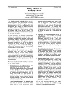 Adding a 12 Volt DC Charging Circuit
