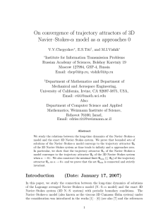 On convergence of trajectory attractors of 3D Navier–Stokes