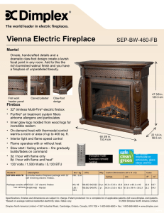 Vienna Electric Fireplace
