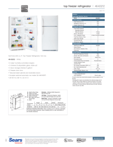top freezer refrigerator | 46-63212