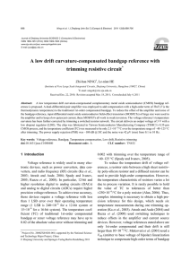 A low drift curvature-compensated bandgap reference with trimming