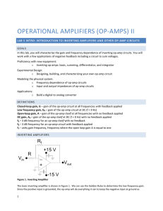 OPERATIONAL AMPLIFIERS (OP