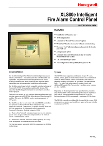 XLS80e Intelligent Fire Alarm Control Panel