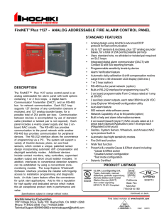 FireNET Plus® Intelligent Addressable Fire Alarm Control Panel