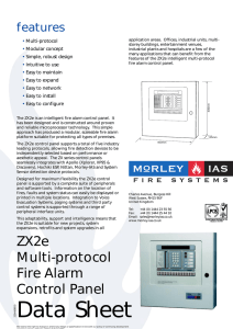 ZX2e Fire Alarm Control Panel