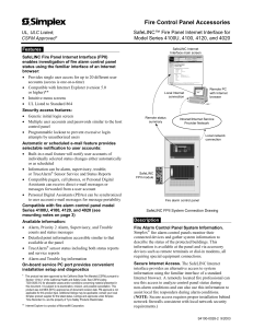 Fire Control Panel Accessories