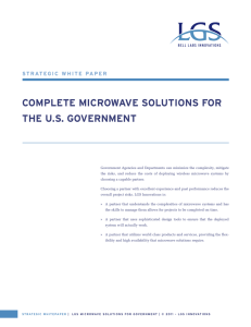 complete microwave solutions for the us