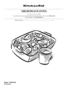 MICROWAVE OVEN