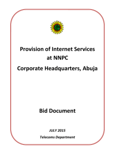 Provision of Internet Services at NNPC Corporate Headquarters