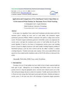 Application and Comparison of Two Intelligent Control Algorithms on