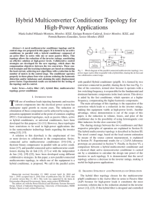 Hybrid Multiconverter Conditioner Topology for High