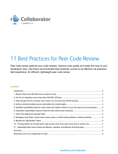 Best Practices for Code Review | Learn Code Review