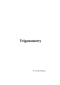 Math: Trigonometry