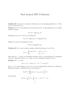 Real Analysis HW 9 Solutions