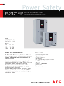 Power Safety - AEG Power Solutions