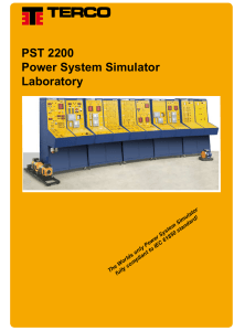 PST 2200 Power System Simulator Laboratory