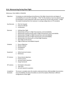 XI.A. Maneuvering During Slow Flight