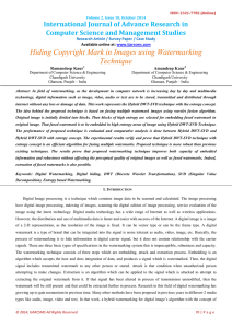 International Journal of Advance Research in Computer Science