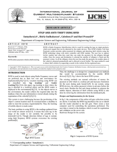 International Journal of Current Multidisciplinary Studies ISSN: 2455