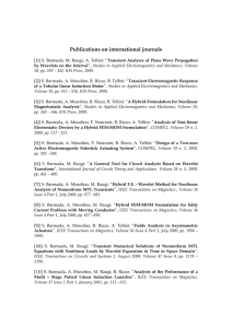 Publications on international journals