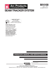 IM6100 Seam Tracker System