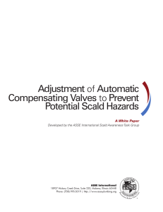 View / "Adjustment of Automatic Compensating Valves to