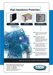 High Impedance Protection