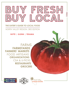 Buy Fresh Buy Local, North Valley Eater`s Guide