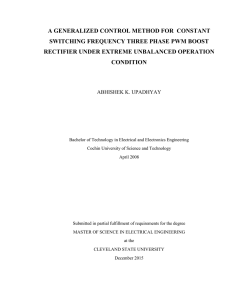 a generalized control method for constant switching frequency three