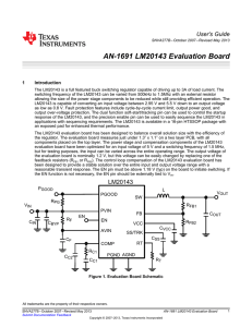 AN-1691 LM20143 Evaluation Board (Rev. B)