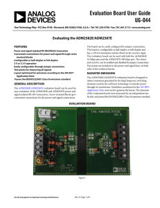 Evaluation Board User Guide UG-044