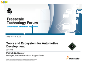 Tools and Ecosystem for Automotive Development