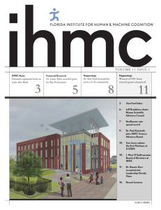 IHMC Newsletter Vol11 Iss1 IHMCNewslettervol11iss1