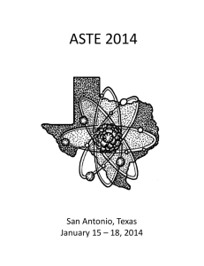 Program - ASTE | The Association for Science Teacher Education