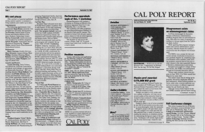 September 15, 1997 Cal Poly Report