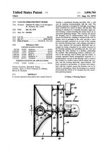 Vacuum operated fruit picker